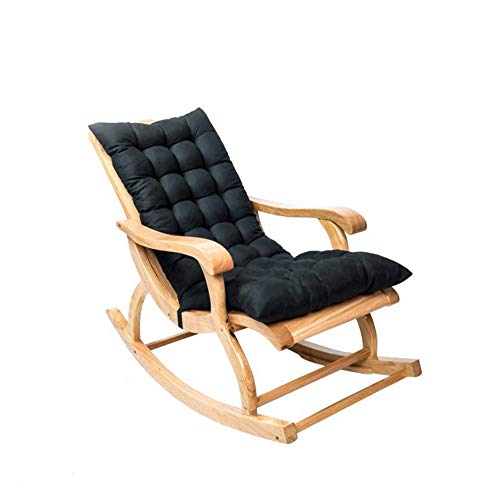 Schaukelstuhlkissen Weiche Liege Chair Stuhlkissen Rutschfeste Schaukelstuhl Pads Garten Liegend Gesteppt Dick Gepolstertes Sitzkissen Für Indoor Outdoor Möbel von ZARQ