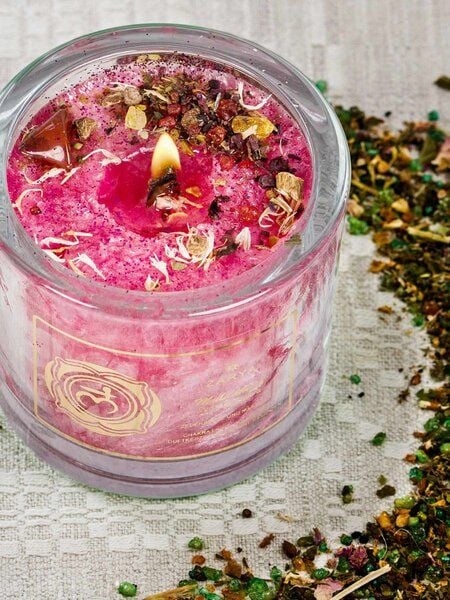 ZARYA Chakra–Duftkerze aus Bio-Stearin von ZARYA