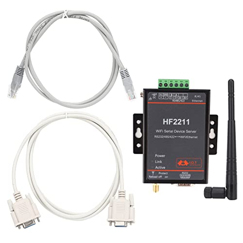 Hochleistungsserieller Serienserver HF2211 für RS232 RS422 in WiFi-Ethernet-Konvertierung mit Breiter Spannungskompatibilität 5-36VDC und MIPS MCU für Sichere Datenübertragung Hochleistungsserieller Serienserver HF2211 für RS232 RS422 in WiFi-Ethernet-Konvertierung mit Breiter Spannungskompatibilität 5-36VDC und MIPS MCU für Sichere Datenübertragung von ZASCHMOY