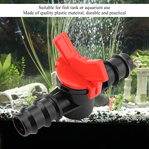ZASCHMOY 1/4 '' Kunststoff -Fischtank -Wasserstrom Steuerventil Flexibler Schlauchrohrrohranschluss für Aquarium Erhältlich in Mehreren Größen für Perfekte Passform Erhältlich ( von ZASCHMOY