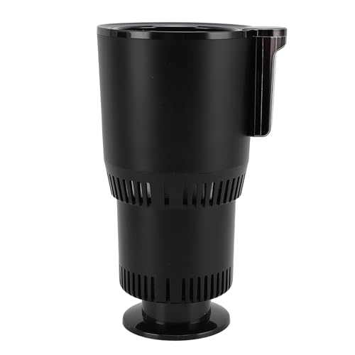 ZASCHMOY 2 in 1 Smart Car Cup Wärmer Kühler mit LCD -Temperaturanzeige - Auto Kühl und Heizkalbenhalter für Roadtrips, Kompatibel mit den Meisten Tassen, Schwarz (Black) von ZASCHMOY