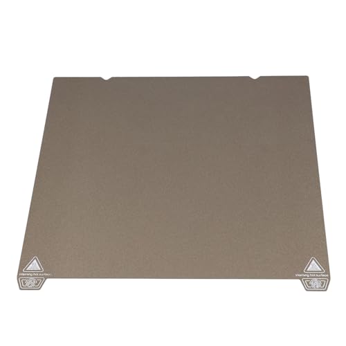 ZASCHMOY 3D -Druckerplattform mit Starker Haftung und Einfacher Entstörung - Doppelseitiges PEI Blatt für K1 Maximum 310 X 315 Mm 3D Drucker Build Platte für PLA, TPU, PETG von ZASCHMOY