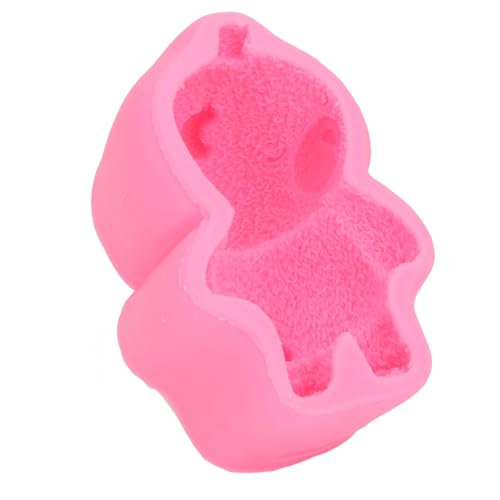 ZASCHMOY 3D Sleepy Bear Siliconform für Kuchendekoration und Kerzenherstellung - Wiederverwendbare Weiche Silikonform für Fondant-, Seife-, Eis- und Tonprojekte von ZASCHMOY