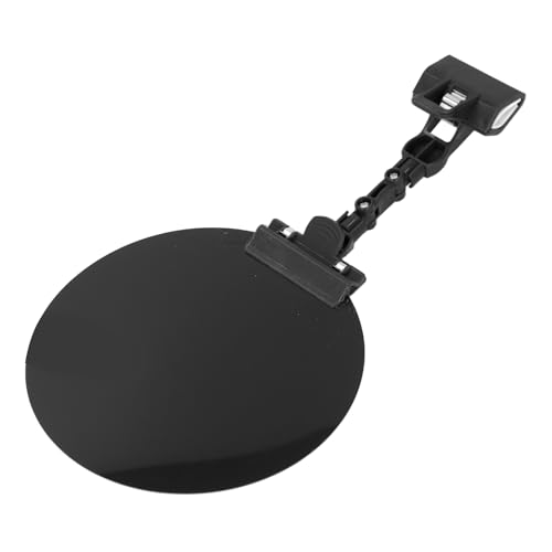 ZASCHMOY Autoverdunkelungsschweiß -Blackout -Panel mit Einstellbarem Clamp/Holder 18 Cm Runde Lichtblockierungsplatte für Argon Lichtbogenschweißprojekte Gelb (BLACK) von ZASCHMOY