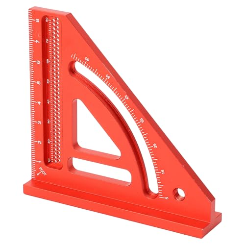 ZASCHMOY Carpenter Quadrat -Werkzeug für Präzise Holzbearbeitung - Kleine Genaue Mini Carpenter Quadrat mit 45 ° Kante, Dreieckiger Lineal, Tragbares und Robustes Design Aluminium ZASCHMOY Carpenter Quadrat -Werkzeug für Präzise Holzbearbeitung - Kleine Genaue Mini Carpenter Quadrat mit 45 ° Kante, Dreieckiger Lineal, Tragbares und Robustes Design Aluminium von ZASCHMOY