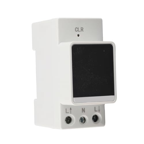 ZASCHMOY DIN RAIL SEERNE ENERGY METER mit Wechselstromdigitalanzeige für die Stromspannungsstarms | Passt 80-270V-Anwendungen, Funktionen Zur Überwachung der Stromversorgungs- und Spannungsleistung von ZASCHMOY