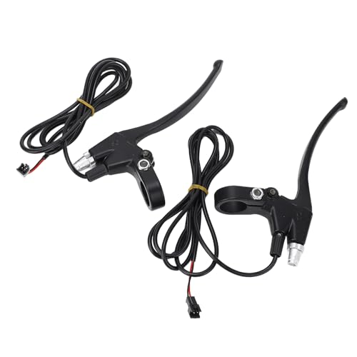 ZASCHMOY Electric Scooter Bremshebel -Set - Aluminiumlegierung Links und Rechts Lenker für M4 10in mit 160 Cm L Kabel Einfache Installation und Stabile Leistung von ZASCHMOY