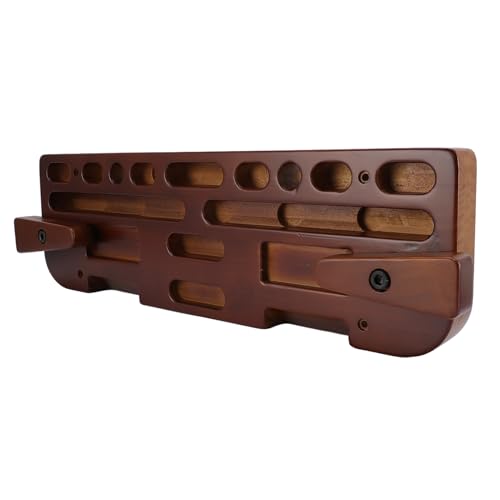 ZASCHMOY Ergonomisches Holz -Hangboard -Schulungsbrett für Zuhause | Tragbares Pull Up Klettertraining Fingerboard mit Realistischer Simulation | Kompaktes und Sicheres Design von ZASCHMOY