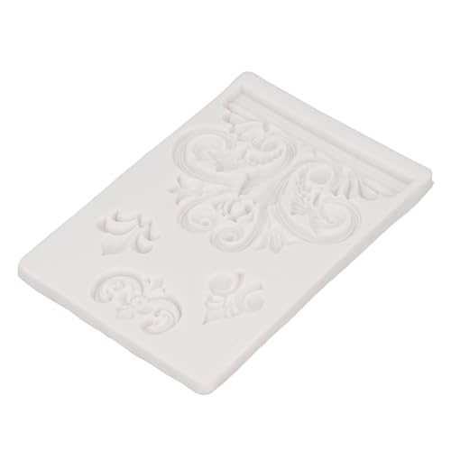 ZASCHMOY Exquisite Relief Silikonform für Vintage-Fondant- und Kuchendekoration-wiederverwendbare und Leicht zu Reduzierende Silikonform für Kerzen, Seifen, Handwerks ZASCHMOY Exquisite Relief Silikonform für Vintage-Fondant- und Kuchendekoration-wiederverwendbare und Leicht zu Reduzierende Silikonform für Kerzen, Seifen, Handwerks von ZASCHMOY