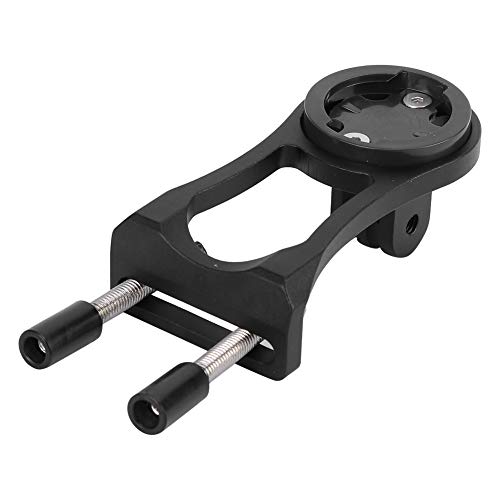 ZASCHMOY Fahrradcomputer -Kilometerzähler -Halterung mit Erweiterung CNC Schwarz Aluminiumlegierungstammbasis für den Fahrrad Kilometerzähler Expansion Leichte und Feste von ZASCHMOY