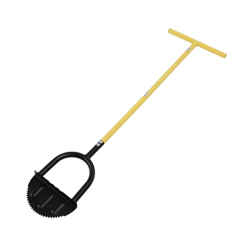 ZASCHMOY Garten Wiesel Edger Manual Half Moon Lawn Edger mit T -Handle - Robuster Kohlenstoffstahlkonstruktion, 96 cm Verlängertes Pol, Multifunktionales Gartenwerkzeug Zum Kanten und Landschaftsbau ZASCHMOY Garten Wiesel Edger Manual Half Moon Lawn Edger mit T -Handle - Robuster Kohlenstoffstahlkonstruktion, 96 cm Verlängertes Pol, Multifunktionales Gartenwerkzeug Zum Kanten und Landschaftsbau von ZASCHMOY