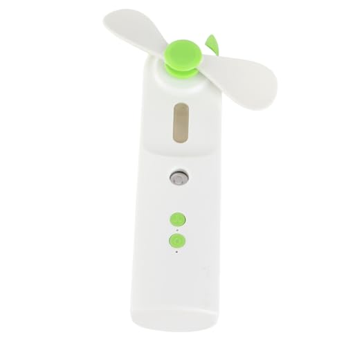 ZASCHMOY Handheld Tragbarer Nebellüfter Starker Wind Wiederaufladbarer Sprühfächer Grün Grün ZASCHMOY Handheld Tragbarer Nebellüfter Starker Wind Wiederaufladbarer Sprühfächer Grün Grün von ZASCHMOY