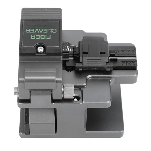 ZASCHMOY Hohe Genauigkeitsfaser -Cleaver mit Wolframstahlklinge - Automatische Rückgabe Optischer Faserschneider für Kaltschweißen und Heiße Schmelzprojekte ZASCHMOY Hohe Genauigkeitsfaser -Cleaver mit Wolframstahlklinge - Automatische Rückgabe Optischer Faserschneider für Kaltschweißen und Heiße Schmelzprojekte von ZASCHMOY