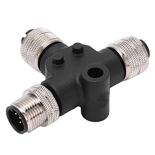 ZASCHMOY IP67 Wasserdichtem Tee -T -SE Stecker für NMEA 2000 M12 Gewinde 5 Pin Kompatibel mit Lowrance, Simrad, Networks Multiport T Anschluss Marine Converter ZASCHMOY IP67 Wasserdichtem Tee -T -SE Stecker für NMEA 2000 M12 Gewinde 5 Pin Kompatibel mit Lowrance, Simrad, Networks Multiport T Anschluss Marine Converter von ZASCHMOY