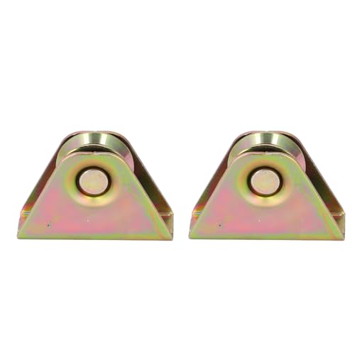 ZASCHMOY Industrielle 2PCS V Groove Wheelscheibe 38 Mm - Verzinkte Legierung Stahlschiene für Schiebetor Caster - Starke Tragung mit Abnehmbarem Design ZASCHMOY Industrielle 2PCS V Groove Wheelscheibe 38 Mm - Verzinkte Legierung Stahlschiene für Schiebetor Caster - Starke Tragung mit Abnehmbarem Design von ZASCHMOY