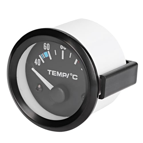 ZASCHMOY LED Digitale Wassertemperaturmesser Instrument Tool 2 Zoll 52 Mm Universelles Auto-LKW-Wassertemperaturmessgerät mit Blauem Licht für Einfache Lektüre 40-120 ° C. Bereiche von ZASCHMOY