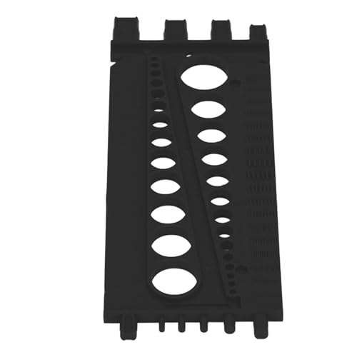 ZASCHMOY Multi -Funktions -Nuss Bolzen Gewinde Überprüfung mit der Schnellen Identifizierung von Inch Metrisch für Workshop und Garage Messwerkzeug für Hochleistungsorangenschraubengröße (BLACK) von ZASCHMOY
