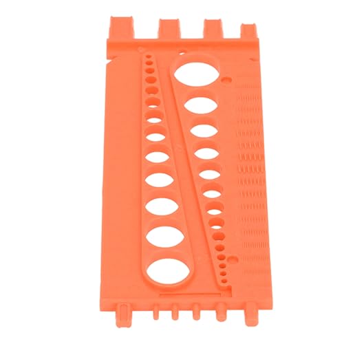 ZASCHMOY Multi -Funktions -Nuss Bolzen Gewinde Überprüfung mit der Schnellen Identifizierung von Inch Metrisch für Workshop und Garage Messwerkzeug für Hochleistungsorangenschraubengröße (ORANGE) von ZASCHMOY