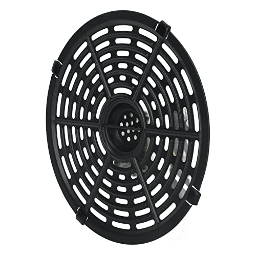 ZASCHMOY Optimale Luftzirkulation Fritteuse Ersatzgrillpfanne 7,9 -Zoll -Non Stab Schlitzplatte mit Hitzebeständiger Gummihülle für Gleichmäßige Krisen von ZASCHMOY