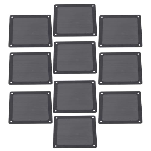 ZASCHMOY PC -Lüfterstaubfilter mit PVC -Materie mit Schraubenfixierung 120 mm Computerfallfilterabdeckungen Grills mit Magnetrahmen, Schwarz von ZASCHMOY