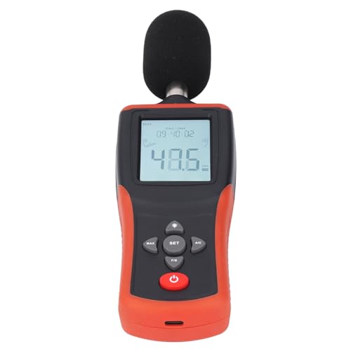 ZASCHMOY Präzisions-Dezibelmesser mit Wechselstrom- und Hintergrundbeleuchtung LCD-Bildschirm für eine Genaue Schallmessung 30-130 DB | Tragbarer Klangpegel -Messgerät SPL Tester für die Verwendung ZASCHMOY Präzisions-Dezibelmesser mit Wechselstrom- und Hintergrundbeleuchtung LCD-Bildschirm für eine Genaue Schallmessung 30-130 DB | Tragbarer Klangpegel -Messgerät SPL Tester für die Verwendung von ZASCHMOY