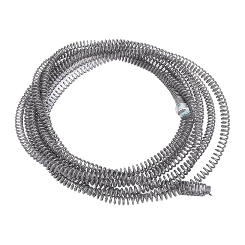 ZASCHMOY Professionelle Elektrische Bohrmaschine Angetriebene Drain -Auger -Kabel für Haushalt und Kommerzielle Nutzung 16 Mm Flexible Federschlange, 5m Pipeline und Abwasserreiniger für Badezimmer von ZASCHMOY