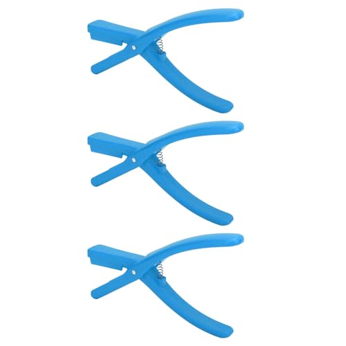 ZASCHMOY Professionelles Langusten -Peeler -Tool 3PCS Effizienter und Tragbarer Crawfish Sheller mit Fingernagelwache für den Gebrauch zu Hause und in Restaurants, Rot (BLUE) von ZASCHMOY