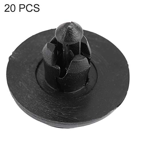 ZASCHMOY Pushtyp -Retainer -Clips für Schlammschutz Stoßfänger Befestigungselement | Langlebige Autoteile | 90467-07166 OE-Ersatz | Kompatibel mit, Modellen (Zehn Packungen) von ZASCHMOY