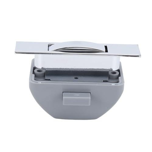 ZASCHMOY RV Push Cabinet Latch Zink Alloy Keyless Schrankschlösser für RV -Wohnmobilyachten und Karawane in Schwarz (Chrom) von ZASCHMOY