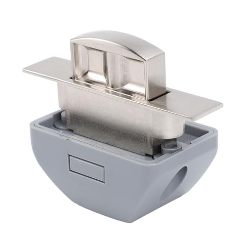 ZASCHMOY RV Push Cabinet Latch Zink Alloy Keyless Schrankschlösser für RV -Wohnmobilyachten und Karawane in Schwarz (Gebürstet ni) von ZASCHMOY