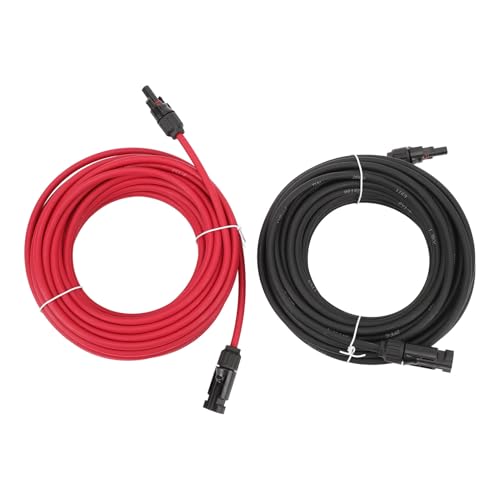 ZASCHMOY RV Solar Extension Cable Kit 50ft 10AWG mit Männlichem Weiblichen Steckeradapter für Camping -LKW -Off Straßenfahrzeug Sonnenkollektoren von ZASCHMOY
