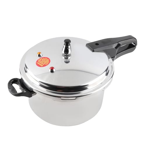 ZASCHMOY Schnellkochtopf mit Explosivem Proof Design Aluminiumlegierung Druckkonservenkocher 24 Cm/7l Große Kapazität für Familien und Catering (24 cm/7l) von ZASCHMOY