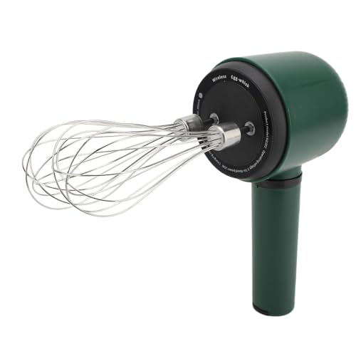 ZASCHMOY Schnurloser Elektrischer Handmixer USB Wiederaufladbares Handheld 1200 -mAh Edelstahl Tragbarer Eierschläger Zum Backen von Pfannkuchen und Mehr von ZASCHMOY