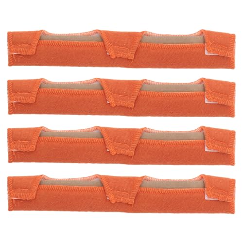 ZASCHMOY [Schweißhelm-Schweißband-Liner 4-Pack] Harmes Absorbierende Waschbecher-Haftenzubehör | Weicher, Belüfteter Schweißband | Orange Linergürtel für Industrie- und Schweißhelme von ZASCHMOY