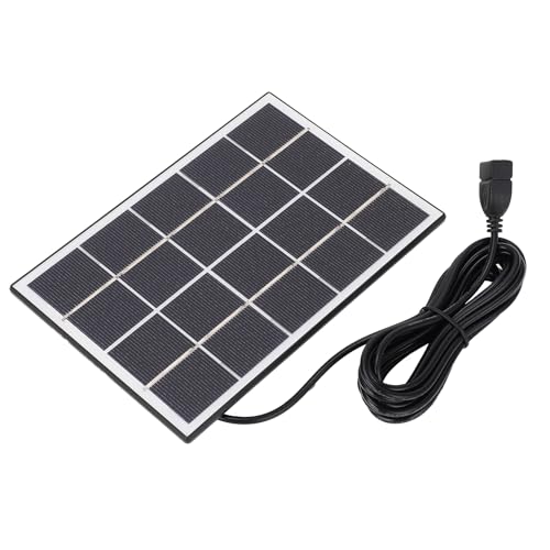 ZASCHMOY Solarpanel Wasserpumpe Kit 4W 5 V Einfach zu Montieren Im Freien Solar Angetriebene Brunnenpumpe für Gartenpond -Landschaftsdekoration von ZASCHMOY