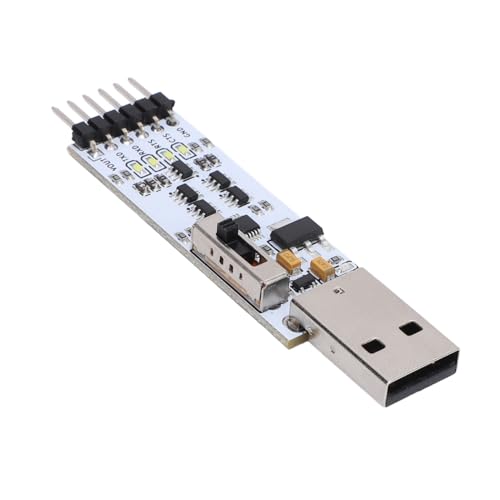 ZASCHMOY USB -zu -serielles CH340 Modul für Mikrocontroller Download Adapter mit Stabiler TTL Konvertierung, 50 Bit/S Bis 2 Mbit/S, Kompatibel mit 11, 10, 8, 7 von ZASCHMOY