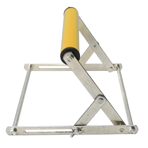 ZASCHMOY Vielseitiger Gehrungssägestand mit Einstellbarer Höhe und Edelstahlkonstruktion - Tragbarer Multifunktionaler Tischsägestand für Schneidemaschine - Gelb Gelb (YELLOW) von ZASCHMOY
