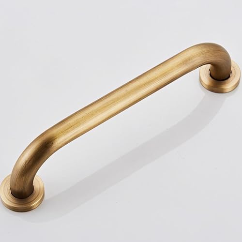Haltegriff Dusche, Haltegriffe Senioren, Badezimmer Haltegriff Dusche Sicherheit, Handgriff Dusche, Haltegriff Dusche Rutschfest für Senioren und Kinde, Badezimmer, Duschbad(Brass,40cm) von ZASEZOD