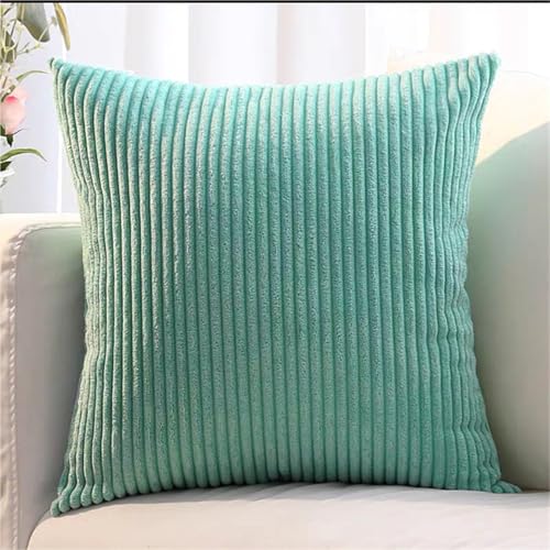ZASEZOD 2er Set Kordsamt Kissenbezüge, Gestreifte Kissenhüllen für Sofakissen, Couchkissen, Zierkissen, dekorative Kissenbezüge für Sofa, Schlafzimmer, Wohnzimmer und Balkon(Blue D,50 x 50 cm (2pcs)) ZASEZOD 2er Set Kordsamt Kissenbezüge, Gestreifte Kissenhüllen für Sofakissen, Couchkissen, Zierkissen, dekorative Kissenbezüge für Sofa, Schlafzimmer, Wohnzimmer und Balkon(Blue D,50 x 50 cm (2pcs)) von ZASEZOD