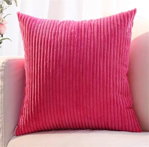 ZASEZOD 2er Set Kordsamt Kissenbezüge, Gestreifte Kissenhüllen für Sofakissen, Couchkissen, Zierkissen, dekorative Kissenbezüge für Sofa, Schlafzimmer, Wohnzimmer und Balkon(Red A,60 x 60 cm (2pcs)) ZASEZOD 2er Set Kordsamt Kissenbezüge, Gestreifte Kissenhüllen für Sofakissen, Couchkissen, Zierkissen, dekorative Kissenbezüge für Sofa, Schlafzimmer, Wohnzimmer und Balkon(Red A,60 x 60 cm (2pcs)) von ZASEZOD