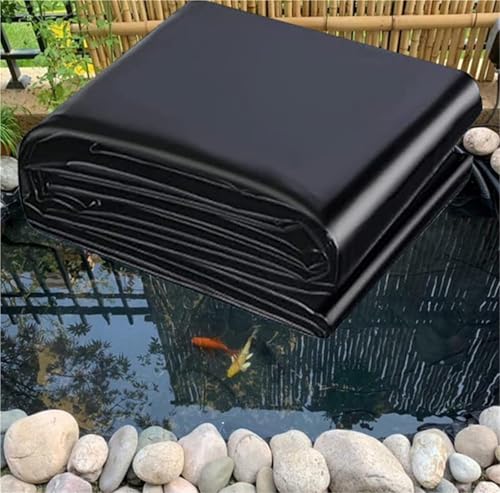 ZASEZOD Teichfolie Teichmembran, fischfreundliche Dichtungsfolie, UV-beständig, Teichplane, Schwimmteich, Fischteich, Teichwasserfall, Gartenteich(3x6m(9.8ftx19.7ft)) von ZASEZOD