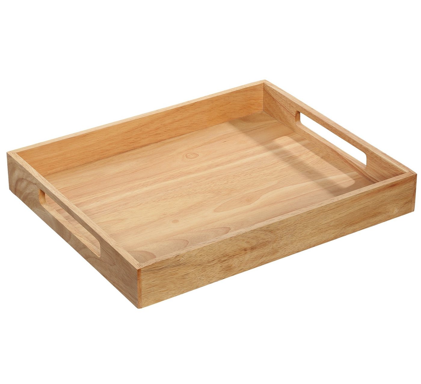 ZASSENHAUS Dekotablett Holztablett Tablett Serviertablett Frühstückstablett Gummibaum ZASSENHAUS Dekotablett Holztablett Tablett Serviertablett Frühstückstablett Gummibaum von ZASSENHAUS
