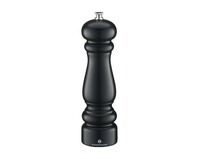ZASSENHAUS Glas Pfeffermühle »Potsdam« 30 cm, schwarz matt. von ZASSENHAUS