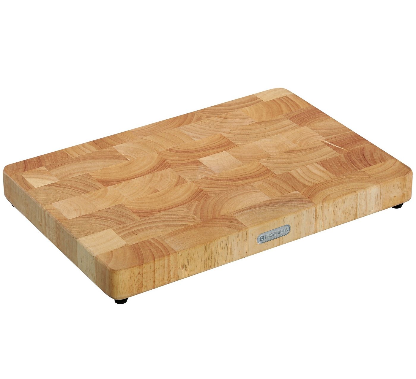 ZASSENHAUS Schneidebrett Hackblock Hackbrett Schneidebrett Küchenbrett Gummibaum ZASSENHAUS ZASSENHAUS Schneidebrett Hackblock Hackbrett Schneidebrett Küchenbrett Gummibaum ZASSENHAUS von ZASSENHAUS