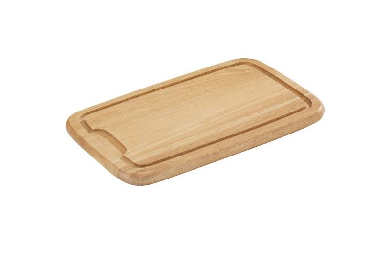 ZASSENHAUS Tranchierbrett Schneidebrett Gummibaum 42 x 27,5 cm, Holz von ZASSENHAUS