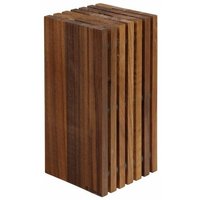 Zassenhaus Messerblock Küchenmesser Nussbaum 13 x 13 x 27 cm Zassenhaus Messerblock Küchenmesser Nussbaum 13 x 13 x 27 cm von ZASSENHAUS