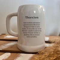 Bierkrug Personalisiert - Ich Schreibe Dir Deinen Text Anhand Von Stichwörtern Bierkrug Personalisiert - Ich Schreibe Dir Deinen Text Anhand Von Stichwörtern von ZAUBERSTIL