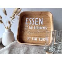 Geschenk | Tablett Aus Bambus Individuell Beklebt Servierbrett Geschenk | Tablett Aus Bambus Individuell Beklebt Servierbrett von ZAUBERSTIL