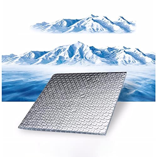 ZAURBA Pceewtyt Isolierfolie Selbstklebend Heizkörperreflexionsfolie Luftpolsterfolie Isolierung Folie Dachisolierung Für Boden Und Wand Hitze Isoliert Aluminium-Thermo (Size : 1x2m) von ZAURBA