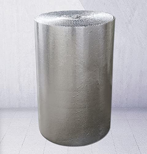 ZAURBA Selbstklebend Wand Isolierung Isolierfolie Dämmfolie Aluminium Strahlt Die Wärme Heizkörpers Isolierfolie Thermisch Wärmereflektierende Luftpolsterfolie Isoliert Heizkörper (Size : 1mx10m) von ZAURBA